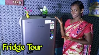 Nisha New Fridge Tour  Tamil  Selva Vlogs [upl. by Yoong]