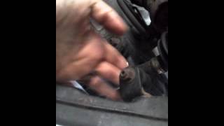 Replacing a sway bar link on a Hyundai [upl. by Aicilet362]