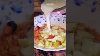 Saffola muesli berry crunch breakfast saffola apple milk pritypradhan25 Prity Pradhan [upl. by Snowman]