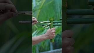 DIY Bamboo Mechanism  Handmade EcoFriendly Craft shortvideo craftideas [upl. by Manolo]