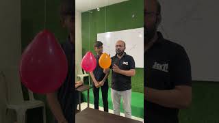 Bernoullis Principle Experiment JEETACADEMYWARDHA Guptasir physics jeet best8 jeet wardha [upl. by Mccall]