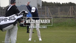 Wilco Nienaber golf swing Mid Iron faceon Betfred British Masters Hillside May 2019 [upl. by Fletcher157]