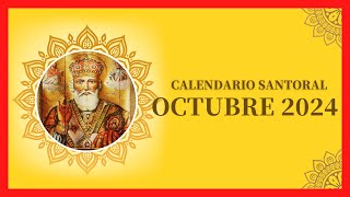 ▶️ CALENDARIO SANTORAL OCTUBRE 2024 ✅ DÍAS DE TODOS LOS SANTOS DE OCTUBRE ❤ QUE SANTO ES HOY 2025 [upl. by Travers]