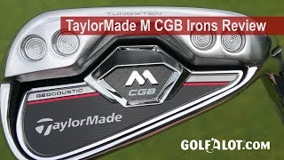 TaylorMade M CGB Irons Review By Golfalot [upl. by Leibrag]