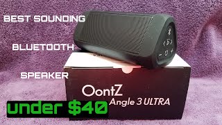 Oontz Angle 3 ULTRA Bluetooth Speaker REVIEW [upl. by Llenehs]