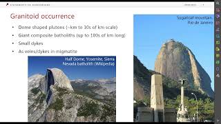 Lecture 62  Granitoids part 1 Volcanoes magmas and their geochemistry [upl. by Dahaf]