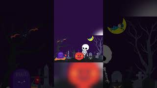 Skeleton Dance Shorts for kids  Best Halloween video for kids  Halloween Skeleton Song [upl. by Natalee]