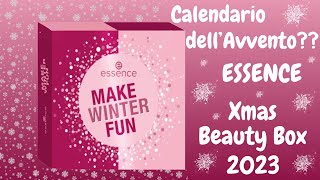 🎄 XMAS BEAUTY BOX 2023  MAKE WINTER FUN  CALENDARIO DELLAVVENTO ESSENCE  💄 [upl. by Robby]