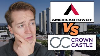 American Tower REIT AMT vs Crown Castle REIT CCI Which Is The Best REIT to Buy Today [upl. by Eedyaj528]