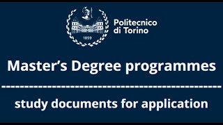 Study documents to apply for a Masters Degree  International applicant [upl. by Negaem]