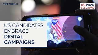 US candidates use digital campaigns to engage voters online [upl. by Adlai]