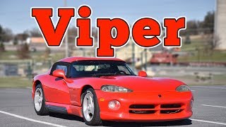 1994 Dodge Viper RT10  Regular Car Reviews [upl. by Saitam908]