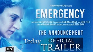 Emergency Movie Trailer out Release date  kangana ranautAnupam kher [upl. by Nabe]