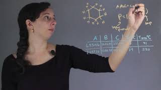 The Antoine Equation Coefficients for Cyclohexane [upl. by Barret]