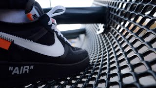 Off White x Air Force 1 quotBlackquot [upl. by Manwell]