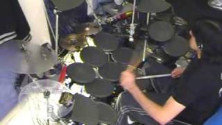 lamb of god now you got something to die drum cover chris adler live deathcore technique clinic show [upl. by Anilac]