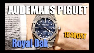 Audemars Piguet Royal Oak 15400ST Review [upl. by Anileh]