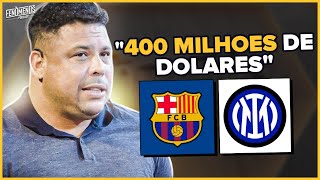 RONALDO FALA SOBRE BARCELONA E INTER  Cortes do Fenomenos [upl. by Githens763]