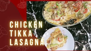 Chicken tikka lasagna recipe by cook with Javeria chickenlasagnarecipebakraeid2024withoutoven🍝 [upl. by Ahsenroc]