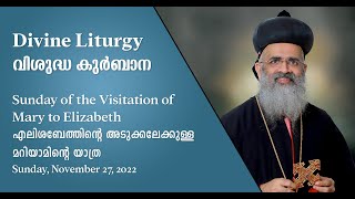 Divine Liturgy വിശുദ്ധ കുര്‍ബാന I 11272022  Sunday of the Visitation of Mary to Elizabeth [upl. by Farnsworth152]