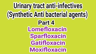 UT anti infectives  Part 4  Medicinal Chemistry  III B Pharm VI Semester  Unit 3  III Pharm D [upl. by Bahe]