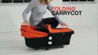 demo bugaboo cameleon³  folding carrycot [upl. by Oluap]