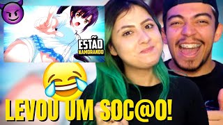 REACT  ESTÃO NAMORANDO ZUEIRA ANIME  CENAS ENGRAÇADAS  Barry Arley CASALZINHO [upl. by Geoffry]