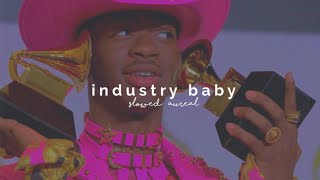 lil nas x  industry baby slowed  reverb [upl. by Norym953]