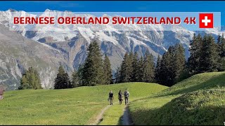 Bernese Oberland Region Highlights Switzerland 4K [upl. by Ydnarb]