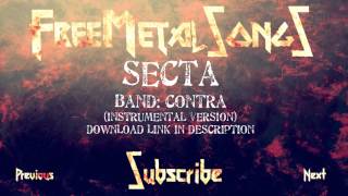 Royalty Free Metal  Secta by CONTRA Instrumental version  Download link in description [upl. by Anauqes]