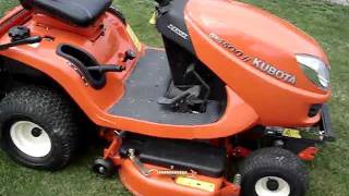 Kubota Diesel Rasentraktor Gr1600 II Aufsitzmäher [upl. by Rubbico]