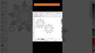 Drawing Ice Grains with CorelDraw Corel coreldraw tutorial designer [upl. by Dlanigger828]