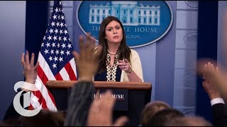 Sarah Huckabee Sanders Memorable Moments Defending President Trump  The New York Times [upl. by Sesilu]