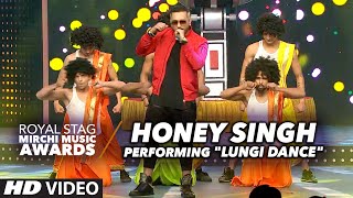 Honey Singh Energetic Performance On quotLUNGI DANCEquot At The Royal Stag Mirchi Music Awards 2016 [upl. by Naie]