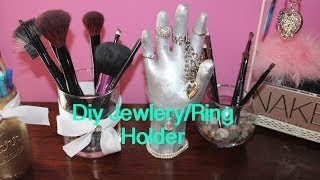 DIY Hand JewelryRing Holder [upl. by Trepur]