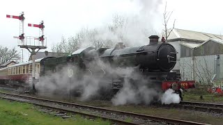 GWR 4079 Pendennis Castle  East Lancashire Railway  Ramsbottom Station [upl. by Adnawak]