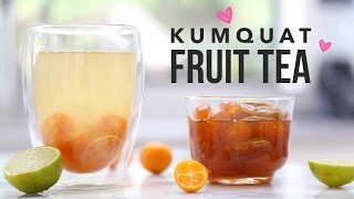 Kumquat Fruit Tea Taiwanese Style Tea Shop Recipe [upl. by Ahsitahs]