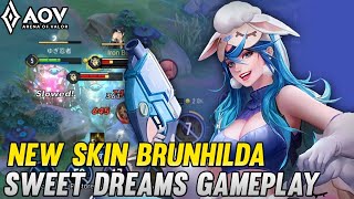 AOV  NEW SKIN BRUNHILDA SWEET DREAMS GAMEPLAY  ARENA OF VALOR [upl. by Nwaf773]