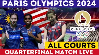 🔴Badminton  Paris Olympics 2024  Malaysia vs Japan  TAN Pearly THINAAH [upl. by Morris]