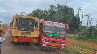 KSRTC vs Kerala private bus😳Thrilling chase between super fast and limited stop busexperience on🔥 [upl. by Anividul891]