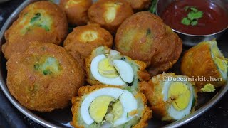 Egg BondaNew recipe for IftarEvening Snack Recipe Anda Bonda Recipe [upl. by Monagan]