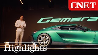 Koenigsegg Reveals Gemera Supercar World Premiere [upl. by Huberman]