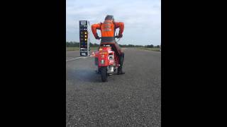 Vespa Drag Tiby miglior tempo IDC BERGAMO [upl. by Surat]