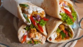 How to make chicken shawarma perfect shawarma recipe homemade shawarma [upl. by Balkin830]