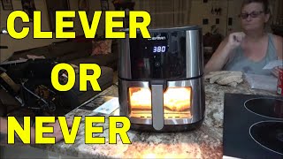 CHEFMAN Easy View Air Fryer 8 Qt Family Size with Viewing Window Review [upl. by Ahsyek]