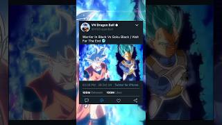 Warrior In Black Vs Goku Black  Wait For The End 🥶 shorts [upl. by Ten518]