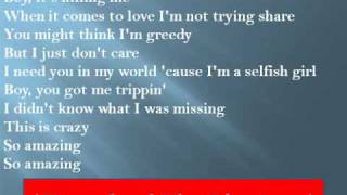 Rihanna  Selfish Girl Lyrics [upl. by Iadrahs205]