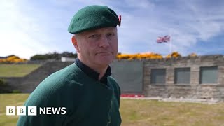 Veterans make emotionally challenging return to Falkland Islands – BBC News [upl. by Omocaig950]