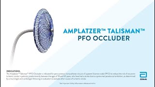 Amplatzer™ Talisman™ PFO Occluder Animation [upl. by Krantz]