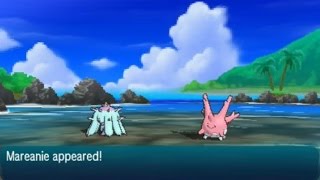 Fastest way to catch Mareanie by respawning new Fishing Bubbles  Pokemon Sun and Moon [upl. by Carlynne]